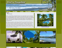 Tablet Screenshot of hotellatranquilidad.com